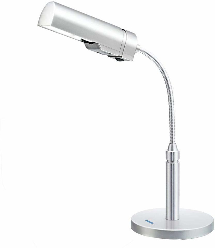 Philips LedVantez Table Lamp Study Lamp(30 cm, Silver)