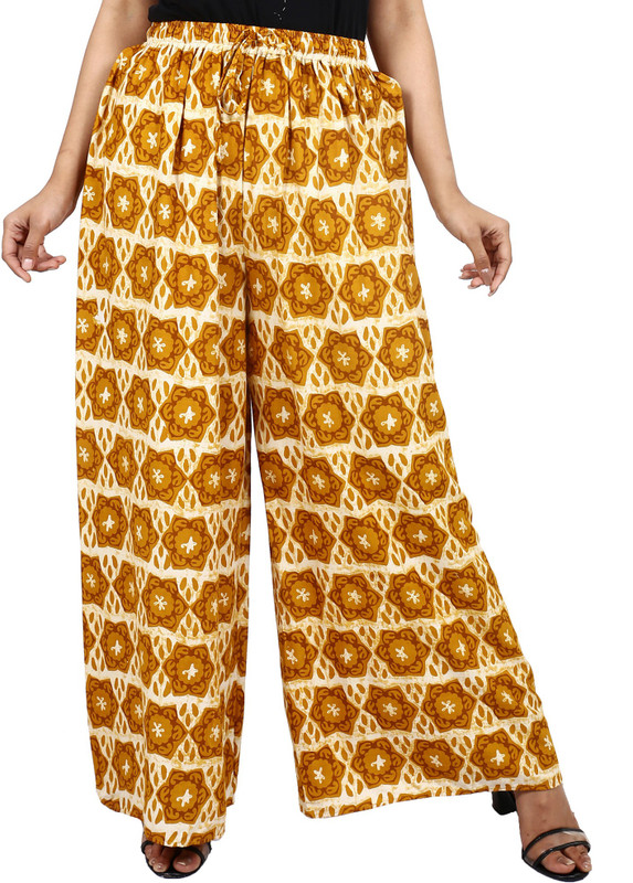 lashkarina Relaxed Women Yellow Trousers