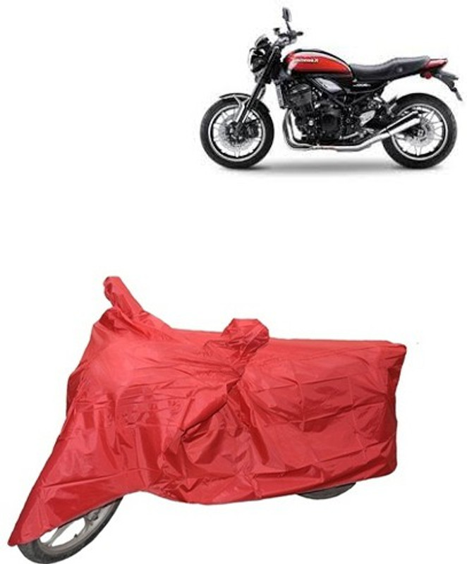 carphoenix Two Wheeler Cover for Kawasaki(Red)
