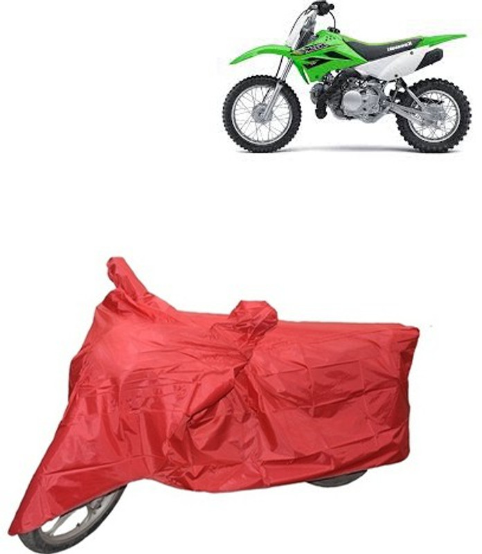 carphoenix Two Wheeler Cover for Kawasaki(Red)