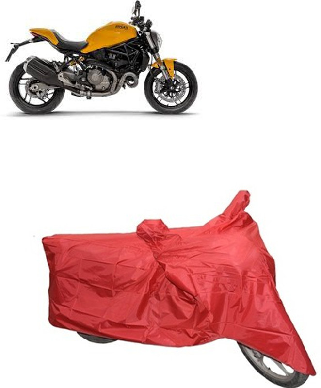 carphoenix Two Wheeler Cover for Ducati(Monster 821, Red)