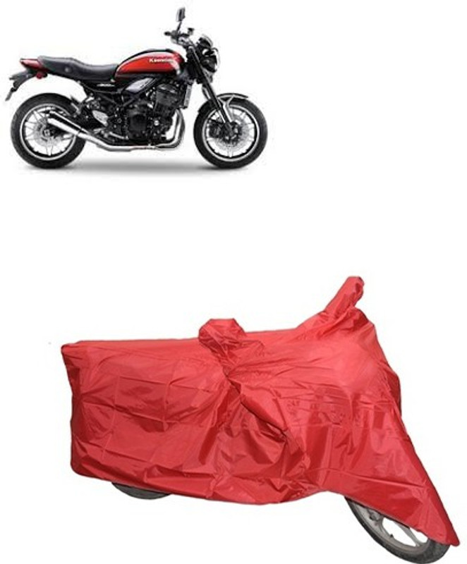 carphoenix Two Wheeler Cover for Kawasaki(Red)