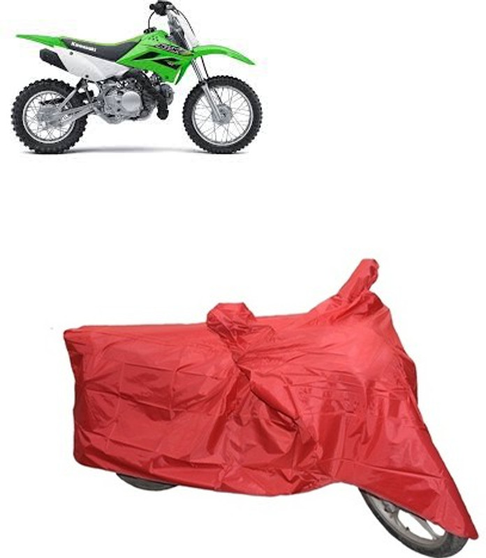 carphoenix Two Wheeler Cover for Kawasaki(Red)