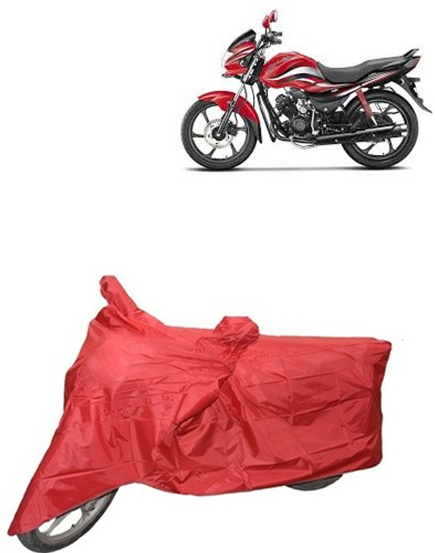carphoenix Two Wheeler Cover for Hero(Passion, Red)