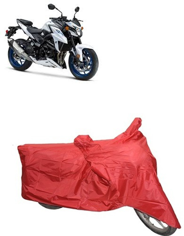 carphoenix Two Wheeler Cover for Suzuki(Red)