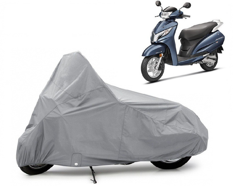 kaaz Two Wheeler Cover for Honda(Activa, Silver)