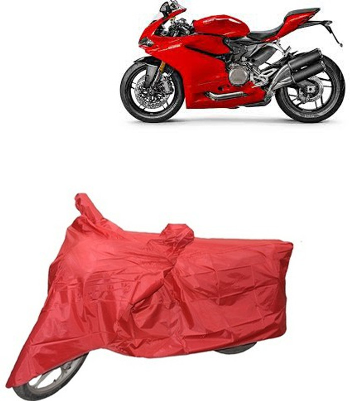 carphoenix Two Wheeler Cover for Ducati(Red)