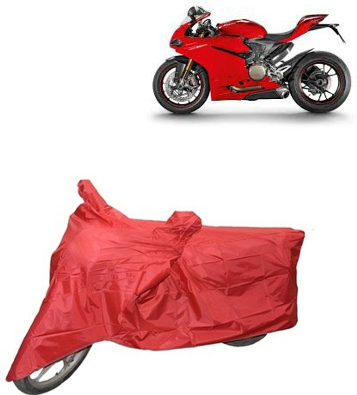 carphoenix Two Wheeler Cover for Ducati(Red)