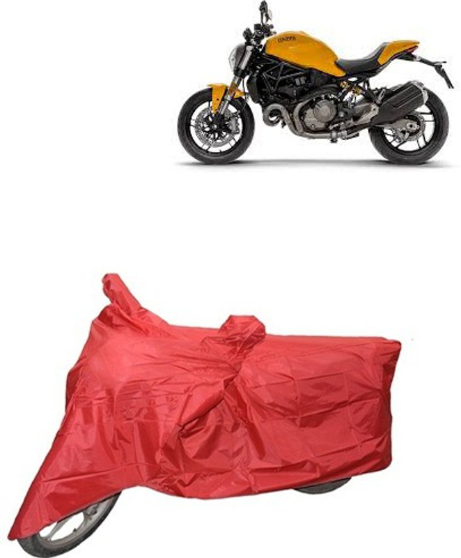 carphoenix Two Wheeler Cover for Ducati(Monster 821, Red)