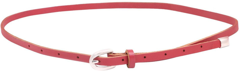 trysco Women Party, Casual Red Genuine Leather Belt