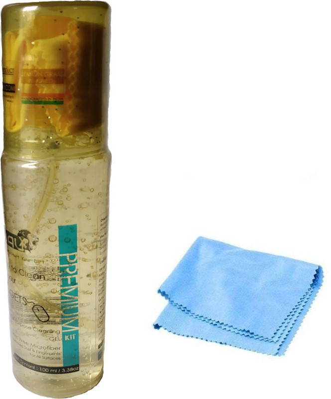 Eris inc 100ml Yellow Color Perfumed Multi Purpose Screen Cleaning Kit for Computers, Gaming, Laptops, Mobiles(CL100-01) Eris inc 100ml Yellow Color Perfumed Multi Purpose Screen Cleaning Kit for Computers, Gaming, Laptops, Mobiles(CL100-01)