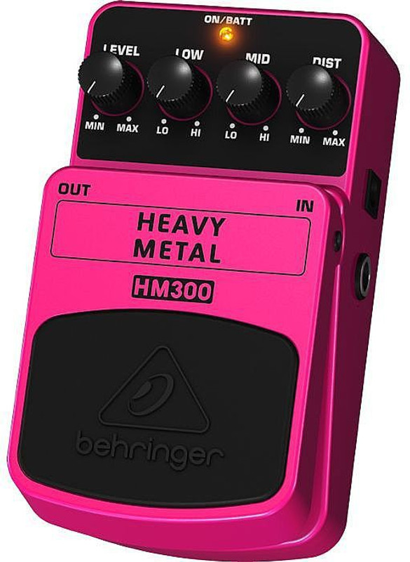 BEHRINGER HM300 Heavy Metal Distortion Pedal Guitar Processor