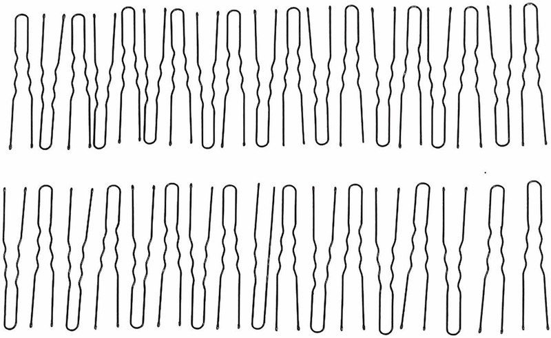 drp fasion Black Metal Pins for Kids and Women Hair Pin(Black)