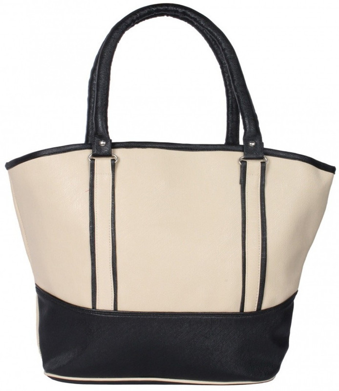 medfire Women White, Black Hand-held Bag