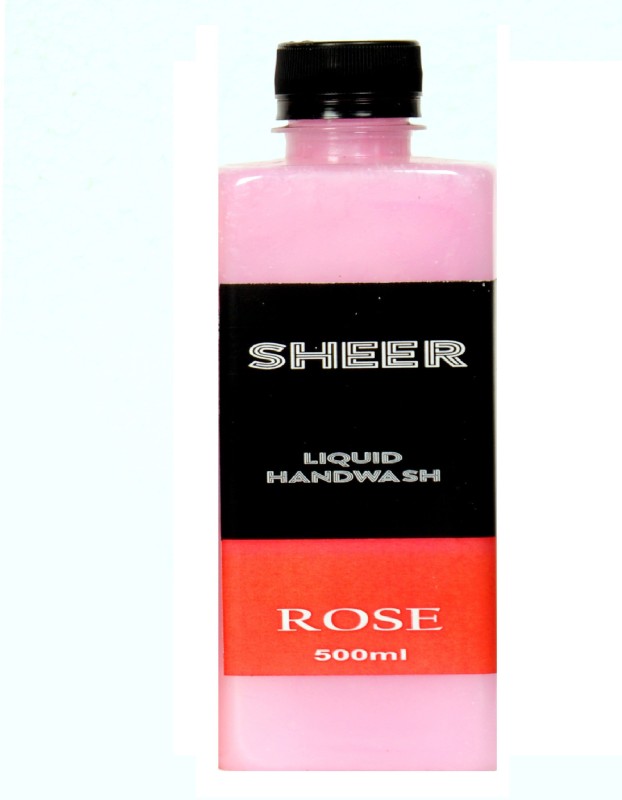 Sheer Premium Liquid Hand wash Rose (500ml ) Bottle(500 ml)