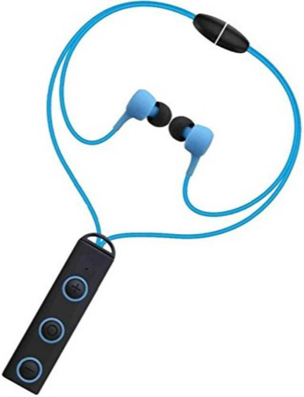canvalls V25 Wireless Sport Earphone With Mic Bluetooth Headset with Mic(Blue, In the Ear)