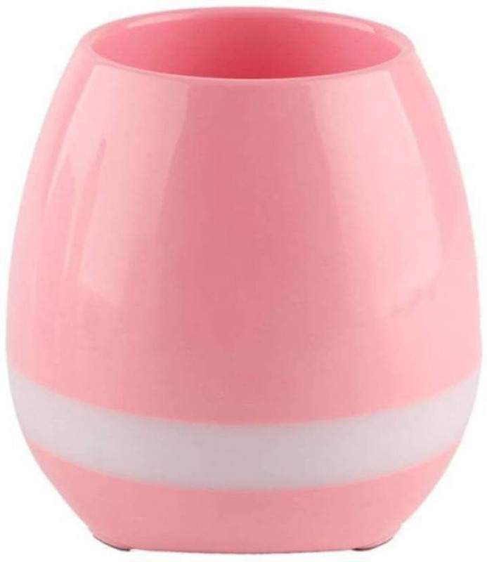 mayasvaenterprises Mbowl-06 Wireless Bluetooth Speaker Music Flower Plant Pot Smart Musical Player Indoor Planter Round Decorative Multi Colour LED Lights Bowl Vase 10 W Bluetooth  Speaker(Blue, Pink, 4.1 Channel)