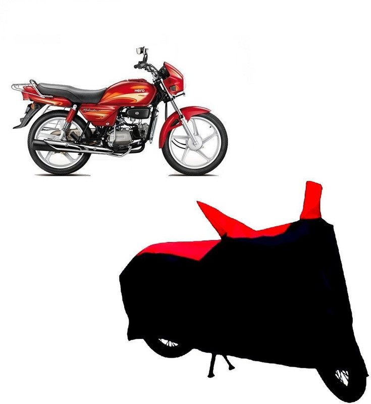 auto age Two Wheeler Cover for Hero(Splendor Plus, Multicolor)