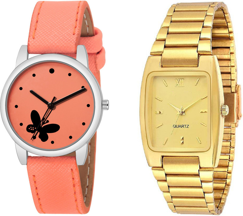 leaperd Combo Of Two KK~10 Party~Wear Women And Girls Analog Watch  - For Women