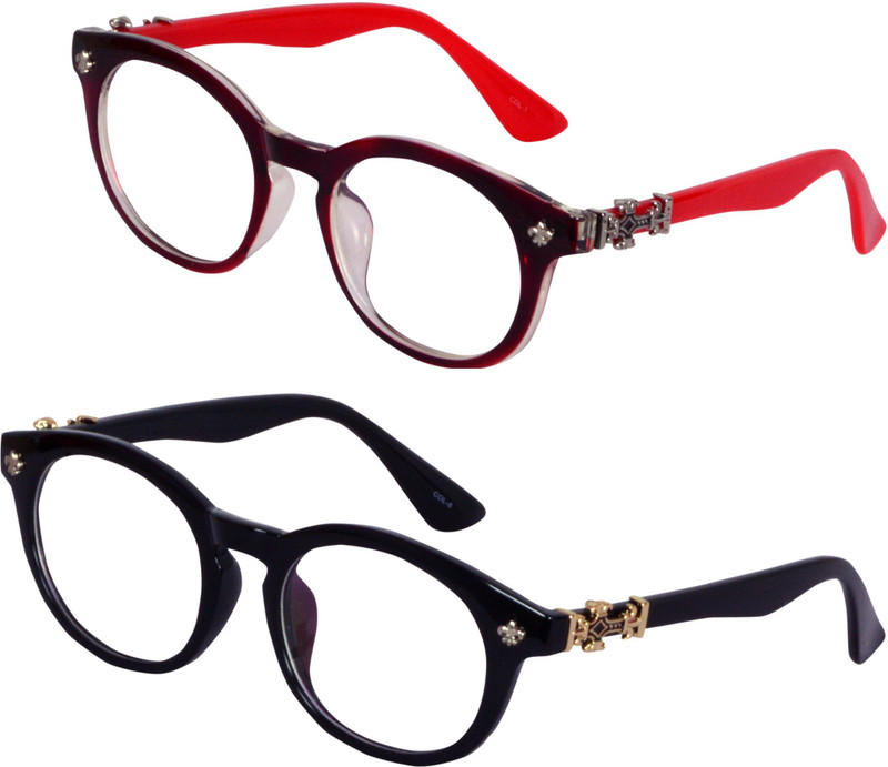 lensport eyewear Full Rim Round Frame(48 mm)