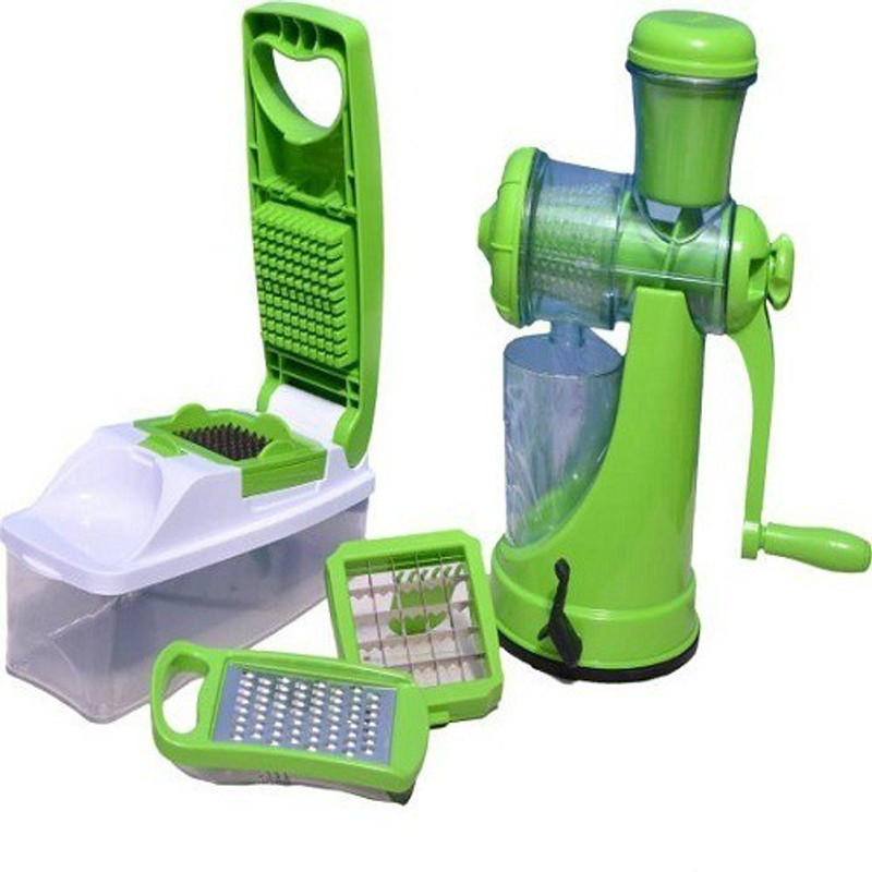 gulzar 1498 hand made juicer and chopper Green Kitchen Tool Set(Green)