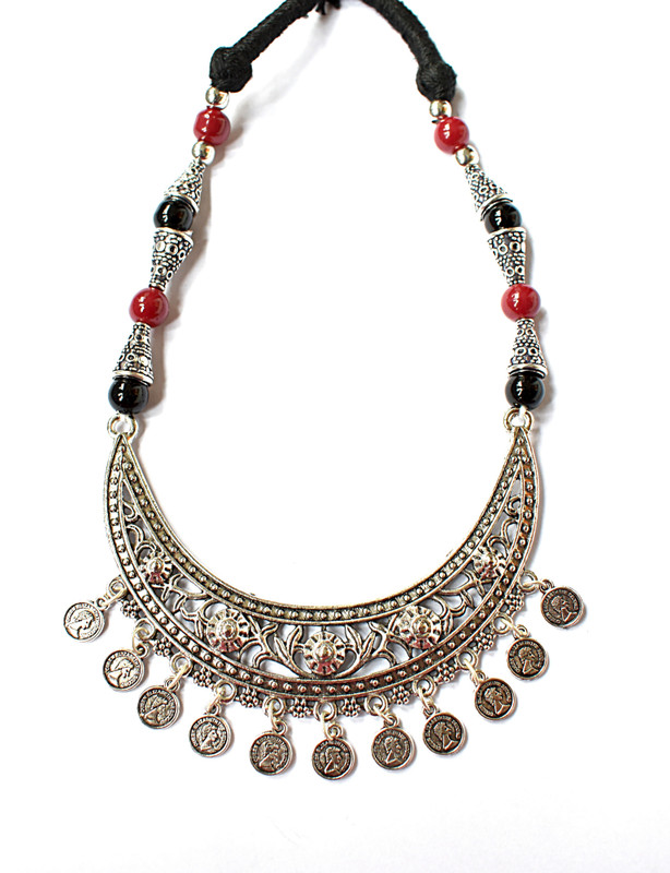 olive tree Silver Plated Alloy Necklace