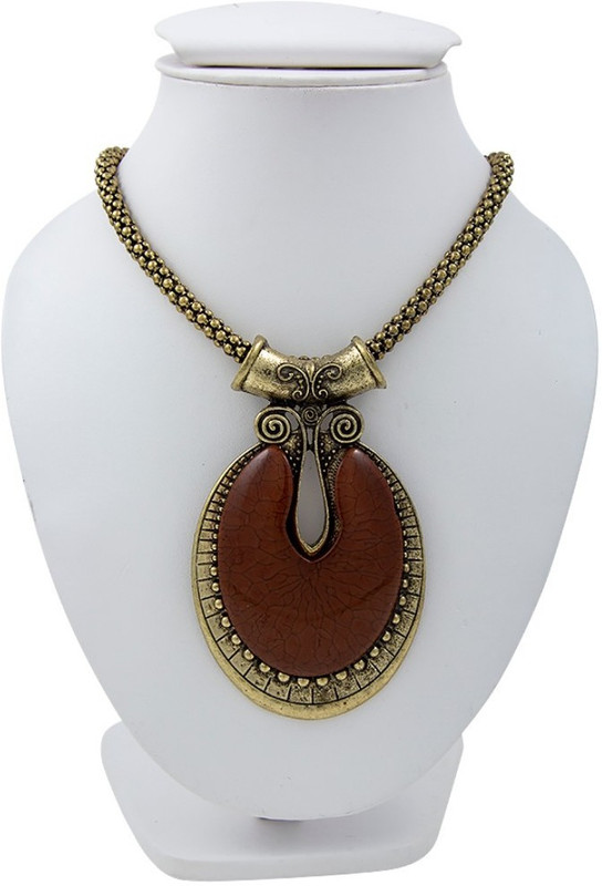 my crow NA Mother of Pearl Brass Plated Alloy Necklace Set