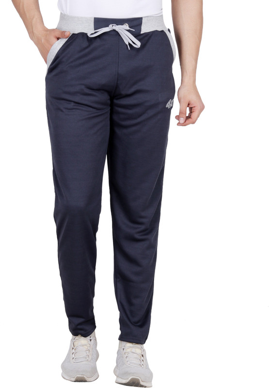 four x Solid Men & Women Grey Track Pants