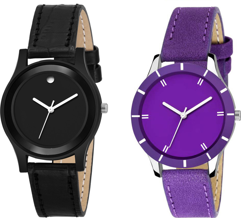 apson LK~01-02 Stylish Sett For Valentine Day For Your Love Combo UU~64 For Women And Girls Analog Watch  - For Women