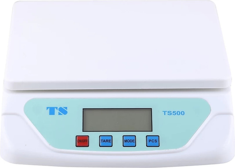 texla TS500 DIGITAL KITCHEN WEIGHING SCALE 30 KG X 1GM WITH WHITE BACKLIGHT Weighing Scale(White)