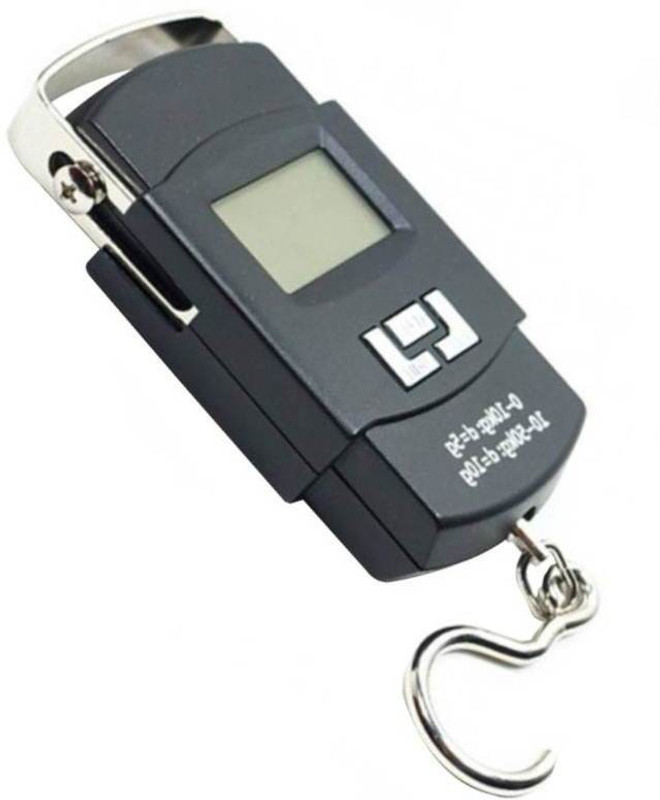 Rorian Portable Luggage Hanging Weight Machine Weighing Scale(Black)