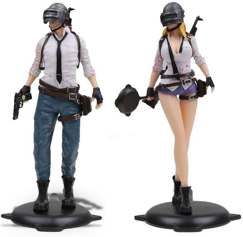 imodish Player Unknown BattleGround PUBG Players With Weopon 20 Cms. Action Figure(Multicolor)