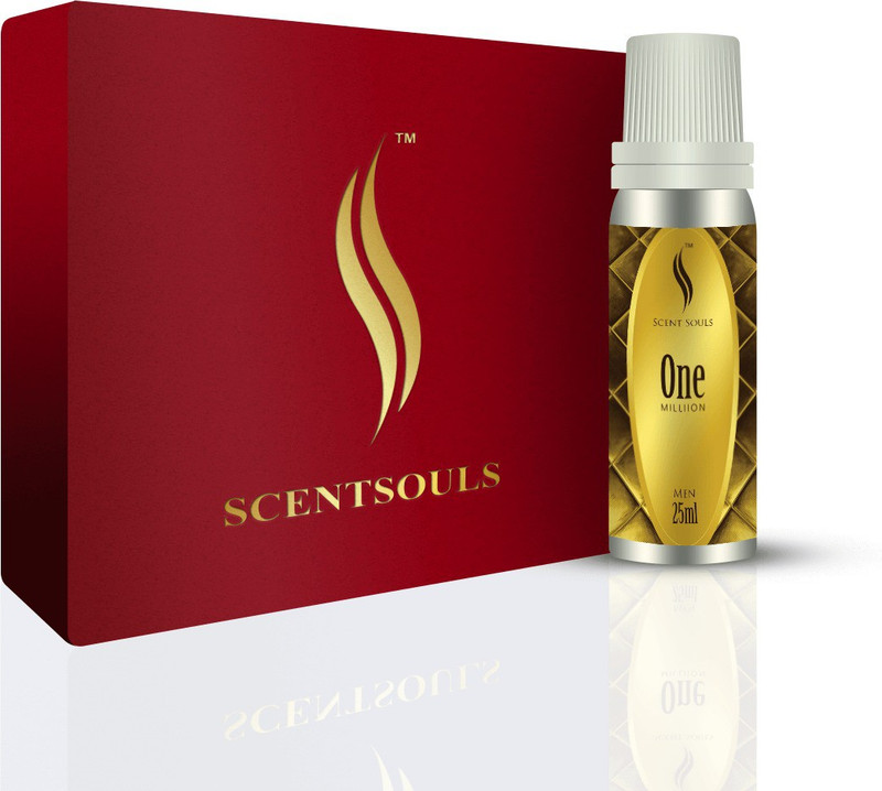 Scent Souls One Milliion Perfume Oil / Fragrance Oil (Attar) For Men Inspired By Paco Rabanne One Million Perfume 25 ml (Free 3ml Empty Roll On Bottle ) Floral Attar(Amber)