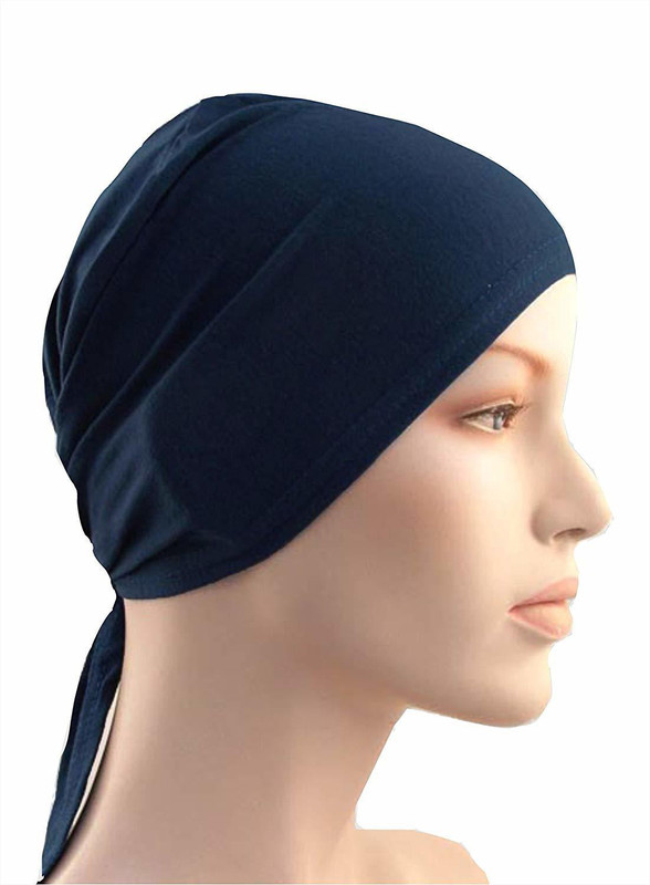 blendmix Solid Hijab TIE BACK BONNET, Women Under Scraf Stole Islamic Wear, Men Helmet Bandanna Kitchen, Pregnancy Hair Cover Chemo Cap
