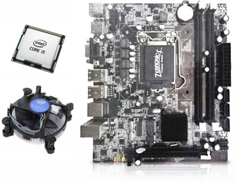 Zebronics CORE i5 650 Combo Motherboard(DARK BROWN)