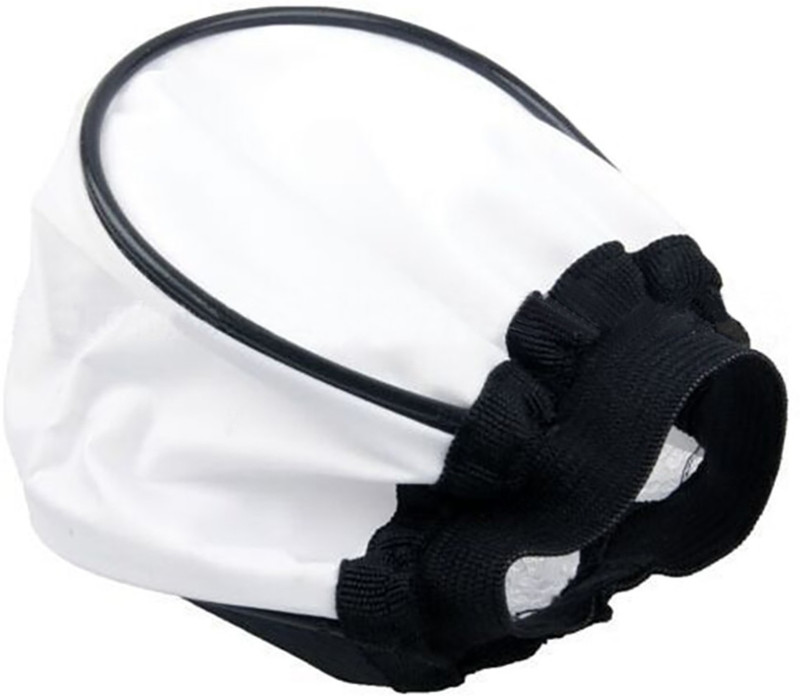 SOLDOUT™ Universal DSLR Camera Flash Diffuser|Soft Box White Cloth Cover Flash Diffuser|Elastic DSLR White Flash Diffuser(White)
