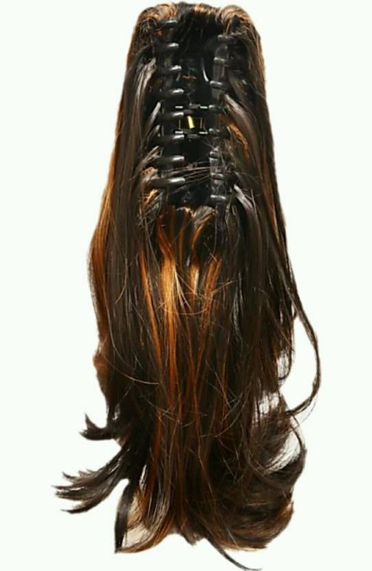 nirmam Golden highlighting step cutting clutcher Hair Extension