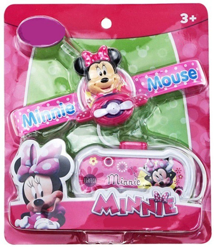 bestie toys Minnie The Cute mouse Figures Wrist Water Guns Toys with Watch for Kids(Multicolor)