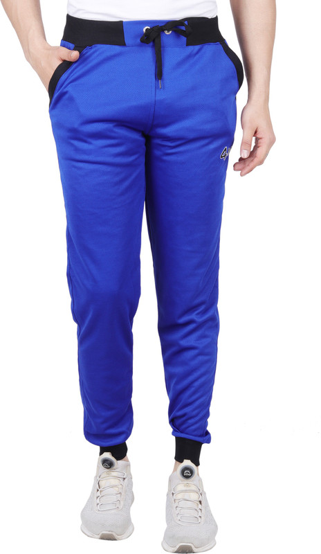 four x Solid Men Blue Track Pants