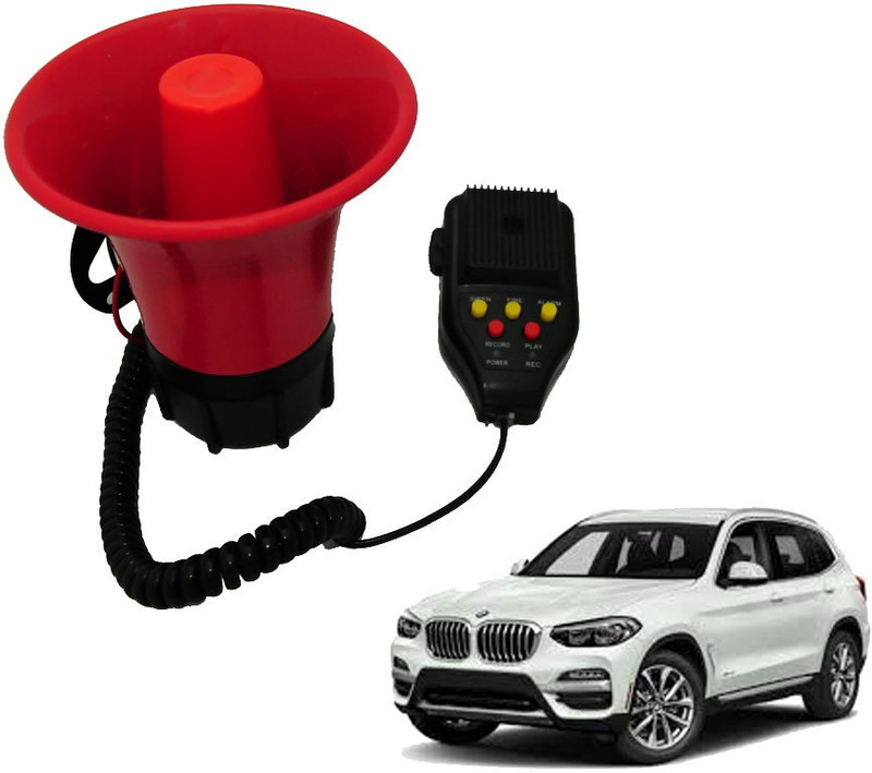 Stela 3 tone Car Siren RY002 Indoor, Outdoor PA System(12 W)