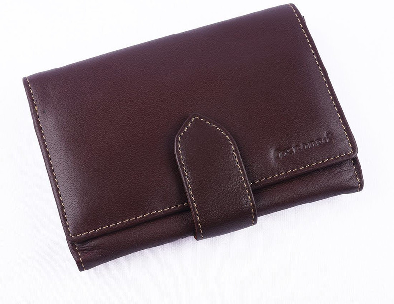 ox rodeo Women Casual Brown Genuine Leather Wallet(4 Card Slots)