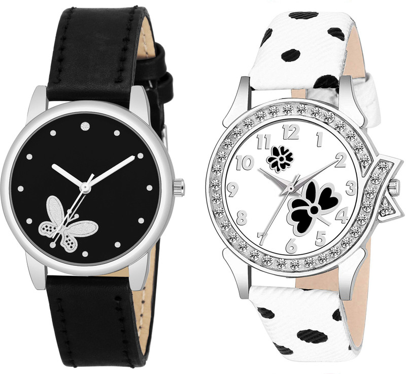apson Butterfly Printed Dial And Multicolour Strap Specially Designer For Valentine Day ~78 Women And Girls Analog Watch  - For Women
