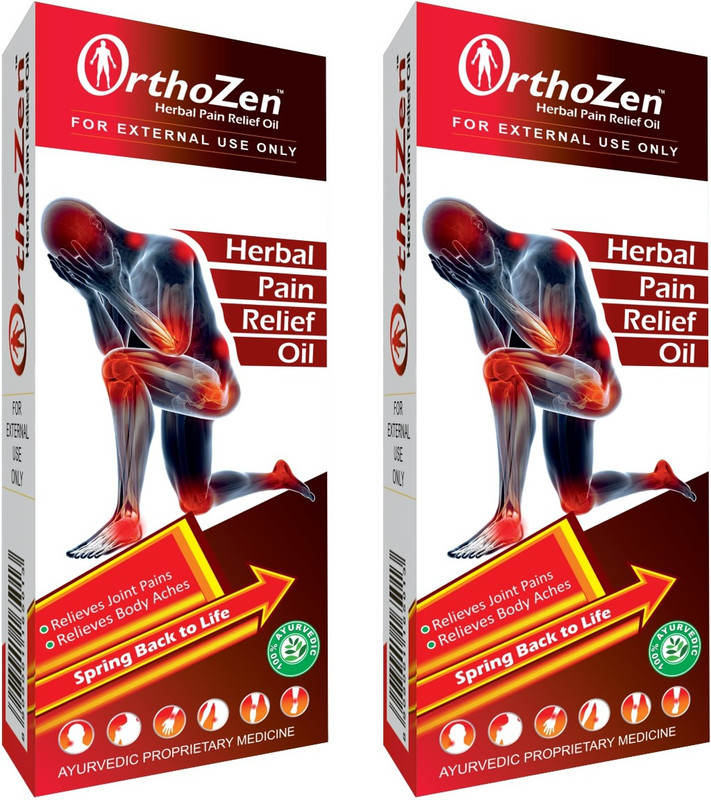 orthozen Herbal Pain Relief Oil 50ml Pack Of 2 Liquid(100 ml)