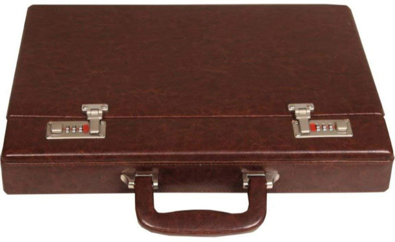 Zordan Leather 100% Genuine leather briefcase Medium Briefcase - For Men & Women(brown)