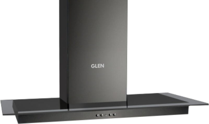 GLEN Cooker hood 6062 BLK 60cm 1000m3 BF LTW Wall Mounted Chimney(Black 1000 CMH)