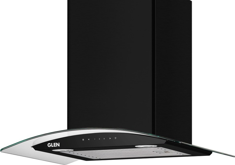 GLEN CH-6063BLAC60 Auto Clean Wall Mounted Chimney(Black 1200 CMH)