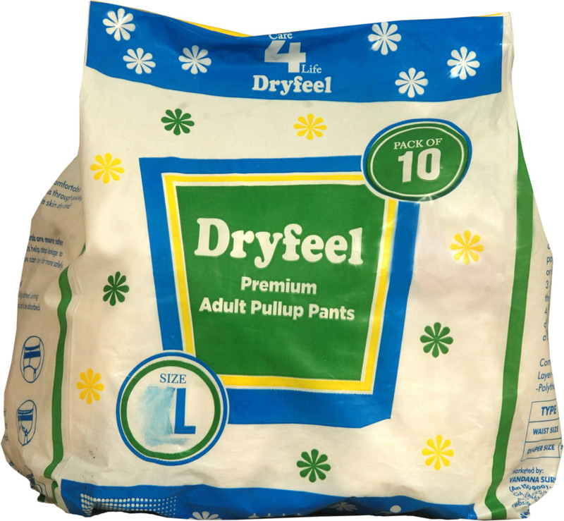 dryfeel adult pull up diaper - L(10 Pieces)