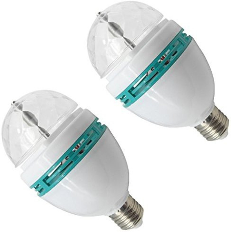 bijaliurja MULTI COLR ROTATING LED LAMP Single Disco Ball(Ball Diameter: 23 cm)