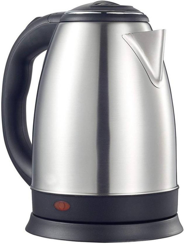 Zelenor Scarlett Hot Water Pot Portable Boiler Tea Coffee Warmer=Heater=Cordless Electric Kettle(2 L, Silver)