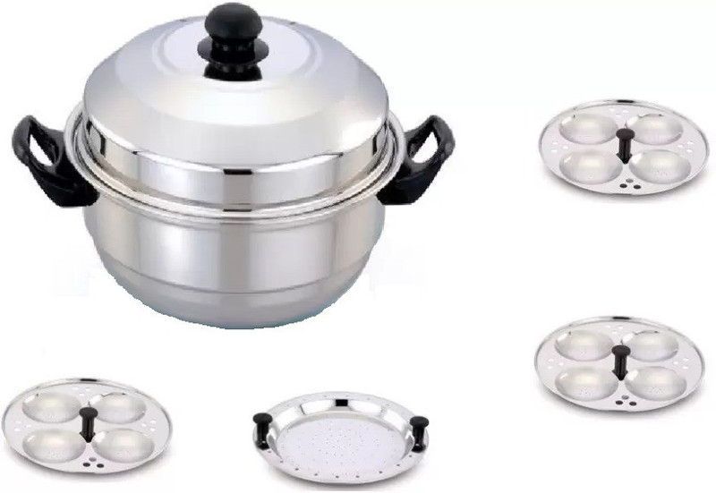 GIMSO 13 IDLY STEAMER Induction & Standard Idli Maker(4 Plates , 13 Idlis )